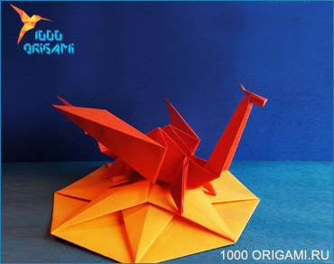 Мастер оригами Ольга Голицына. Творческая студия 1000 ОРИГАМИ, 1000 origami. ДРАКОН